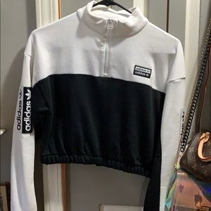 Adidas crop pullover.